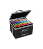 Dvipusiai profesionalūs žymekliai su dėklu, 168 vnt.